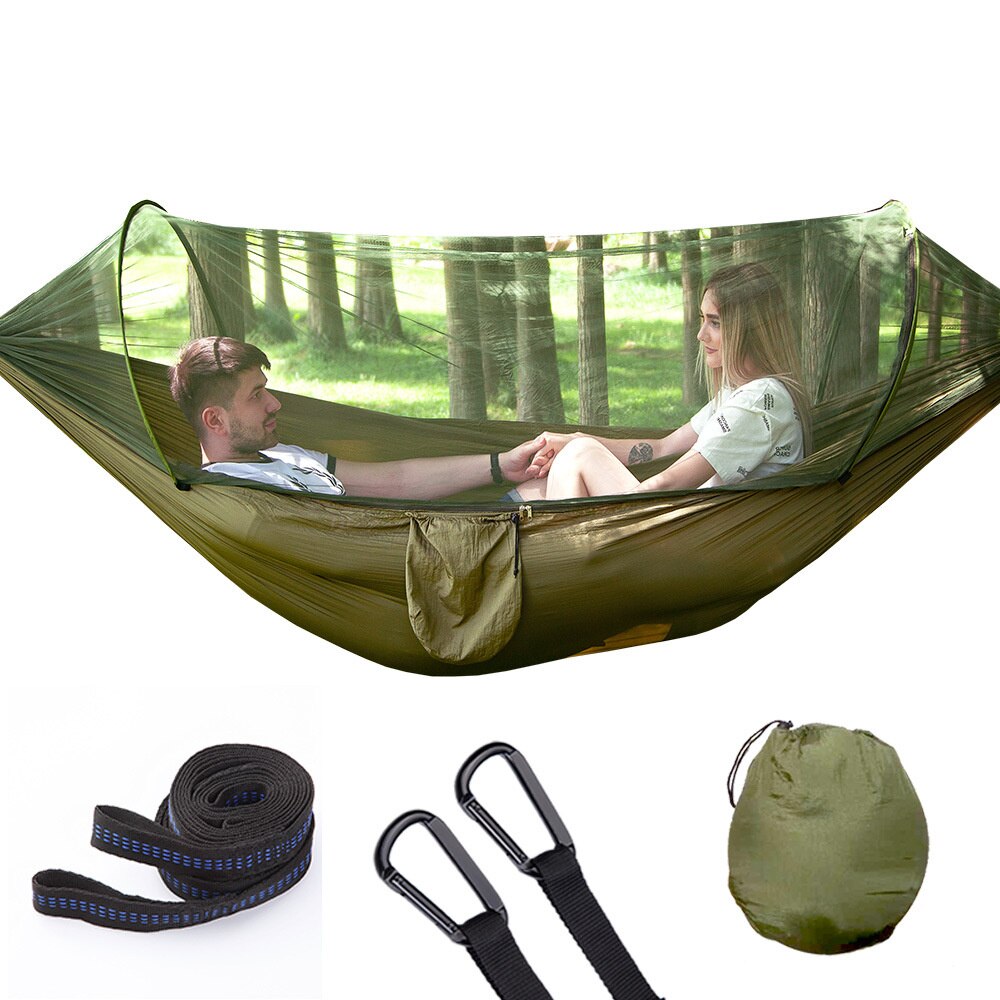 Cheap Goat Tents Parachute Fabric Portable Outdoor Camping Hammock with Mosquito Net  Hanging Swing Sleeping Bed Tree Tent   